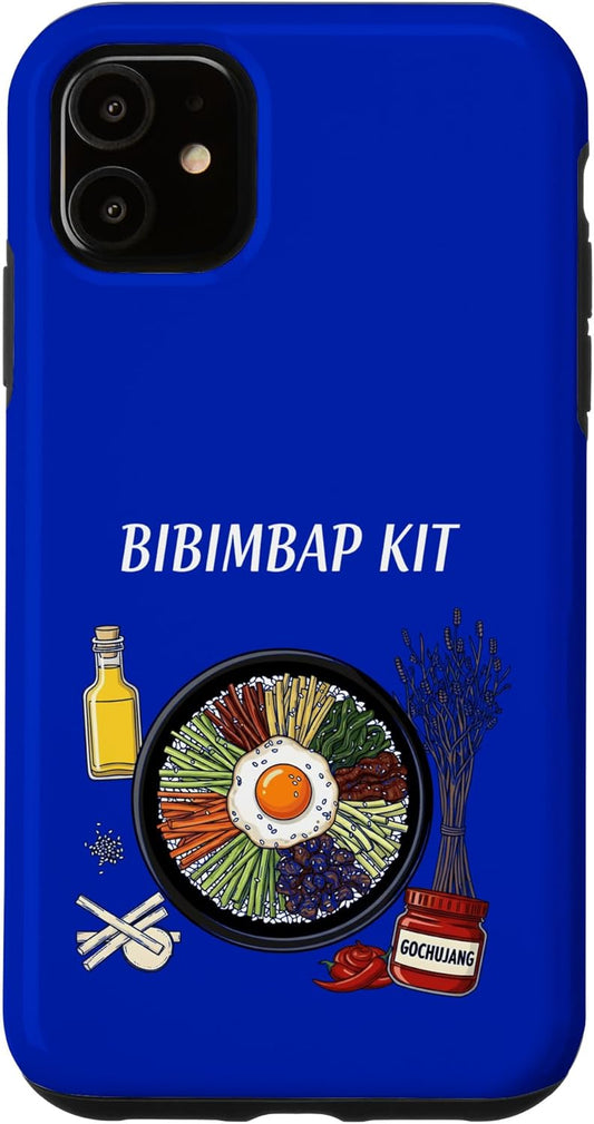 Cultural Food Kits for Asian Food Cultures T-Shirt 11 Bibimbap Kit Food Korean Cuisine Culinary Art Case for iPhone