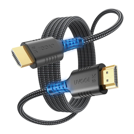 15 Cable,15 2.1 Cl3- 8K 48Gbps, CL3 2.3, HDR10+ PS4/PS5, FT HDMI HDMI Shielded Long Cable with Ultra High Speed HDMI
