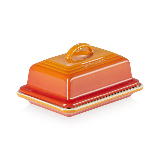 Le Creuset Stoneware Butter Dish, 900 g, 17 x 12.5 x 9 cm, Volcanic, 80837170900003