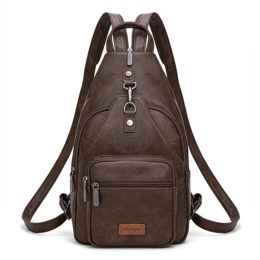 Montana West Wrangler Convertible Backpack for Women Vintage Shoulder Purses with Adjustable Sling Backpack Strap WG290-347CF