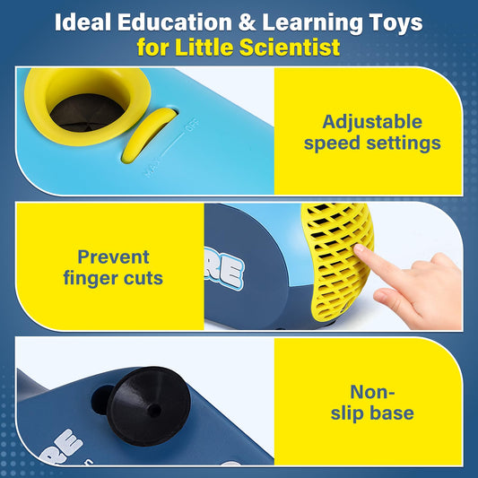 Airflow STEM Toy for Kids 3+, STEM Kits Building Toys for Home School, Education, Air Aerodynamics, Building & Tinkering