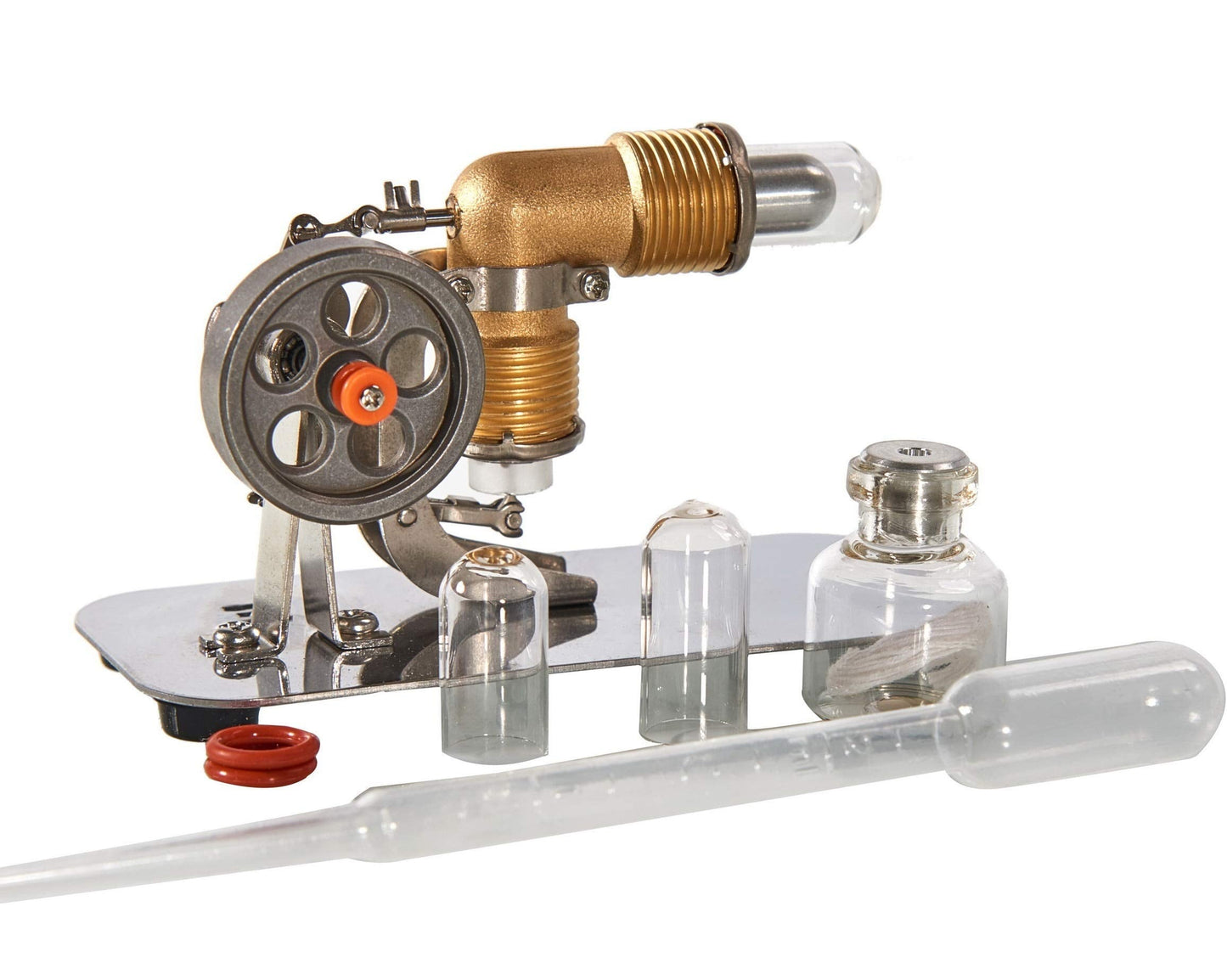 Sunnytech Mini Hot Air Stirling Engine Mini Hot Live Steam Model Education Toy HA001-BJ001