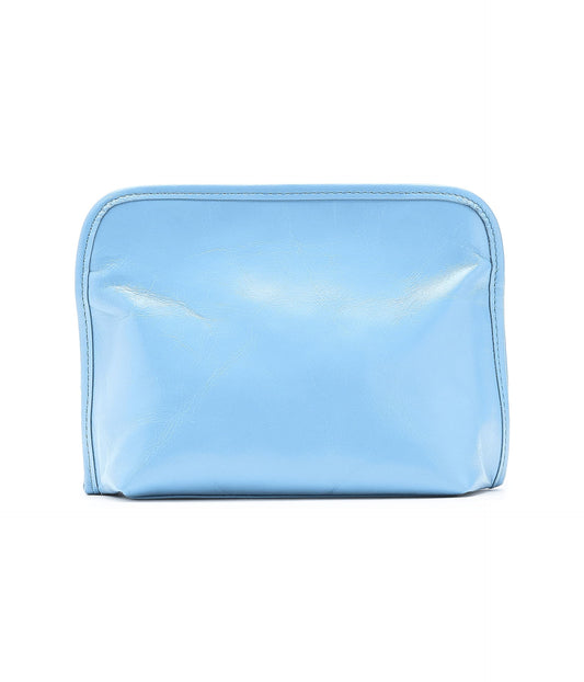HOBO, Women's, Beauty Cosmetic Pouch, Faded Denim, One Size