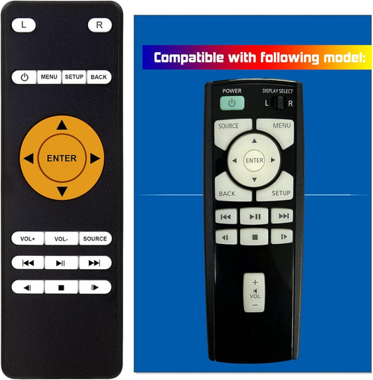 XINJISHIMIN QX80 2014 2015 2016 2017 2018 2019 2020 2021 Replacement Remote Control for Infiniti Rear Entertainment DVD