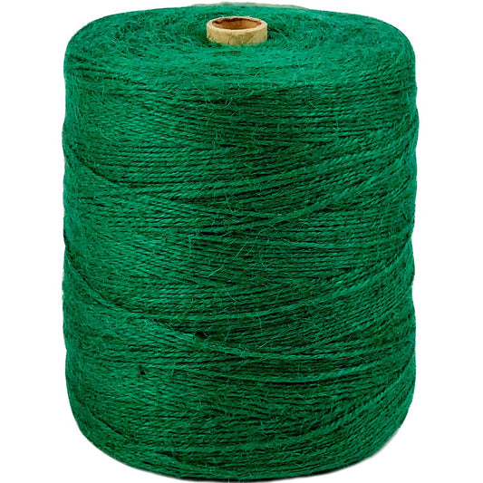 PerkHomy Garden Twine Strong Natural Jute 3,600 Feet Long Green Twine for Gardening Tomato Climbing Plant Tie Floristry Crafts Gift Wrapping Packing Decor (Green 2mm * 3600feet)