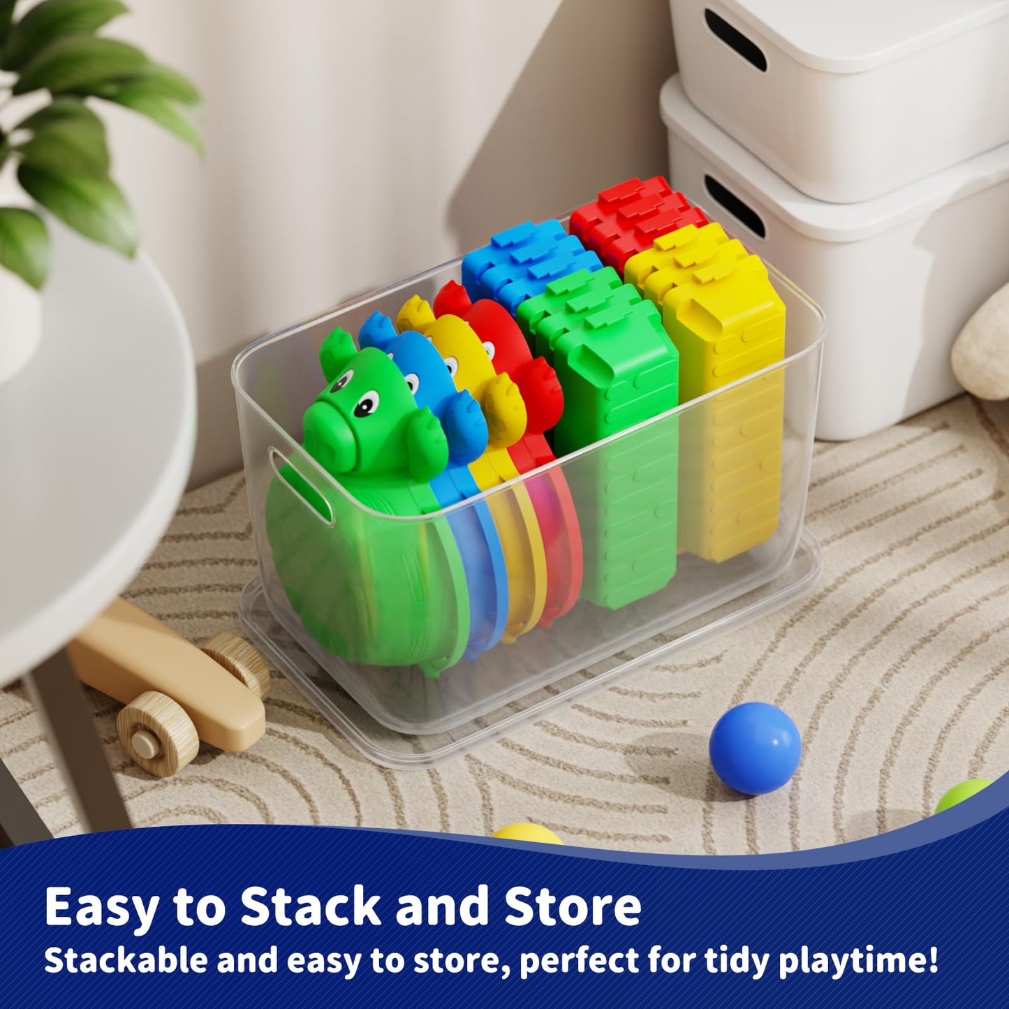 16 Pcs Balance Beam and Stepping Stones for Kids - 4 Turtle Shape Stepping Stones and 12 Connectable Beams with Sound Feature,Color Spinner, Riddle Cards, Fun Balance Training and Obstacle Course