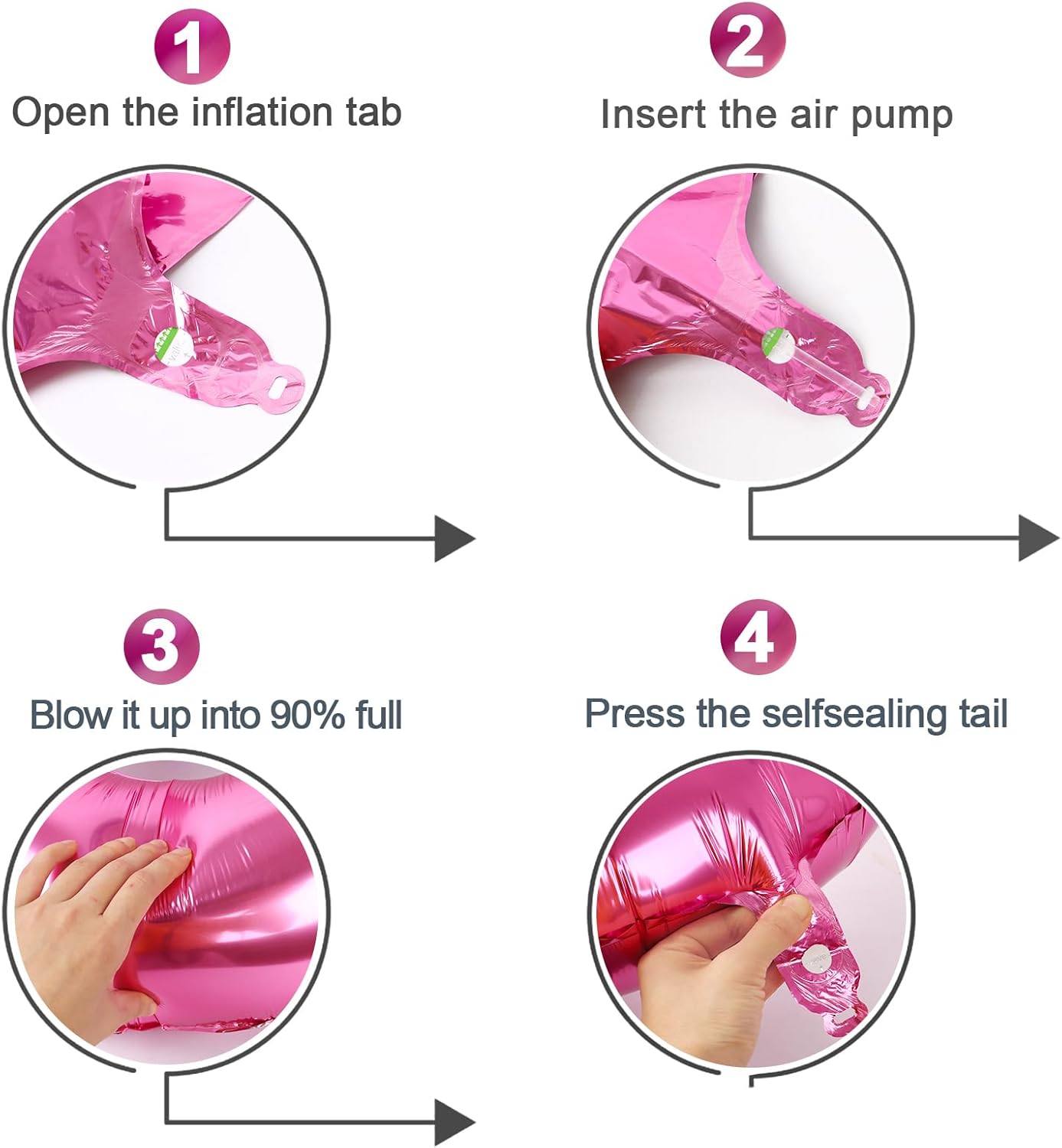Pink Number Balloon by [Brand Name] - 40 Inch 0 Balloon for Birthday Decorations | Perfect Party Supplies for Women