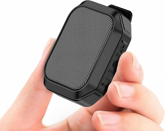 Xinborry Speaker,IPX7 6.0,TWS,Hands-Free Wearable Bluetooth Waterproof Outdoor Speakers,Clip-On Wireless Small Portable