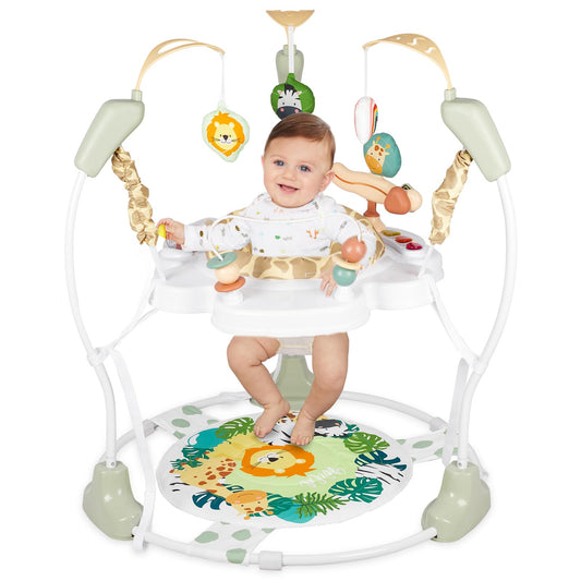 Otrolepota Baby Activity Center, Infant Jumpers and Bouncers with Music, Lights, Infant Toys, 360°Rotating Seat, 3 Adjustable Heights, Baby Play and Learning Center for 6+ Months