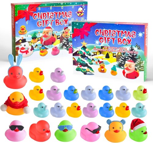 2025 Christmas Advent Calendar - Rubber Ducks Countdown | 24 Days of Fun for Kids