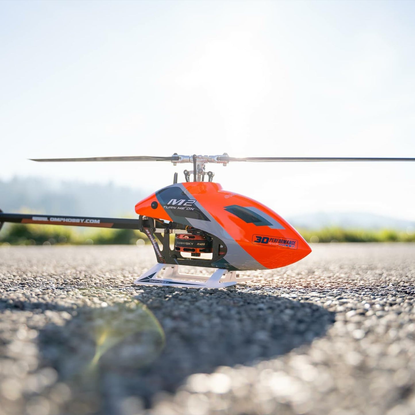 OMPHOBBY M2 EVO MK2 RC Helicopter for Adults - 6CH 3D Aerobatic RC Helicopters Outdoor with Dual Brushless Direct-Drive Motors, Outdoor Mini RC Aircraft for Advanced Pilots（PNP Version, Yellow