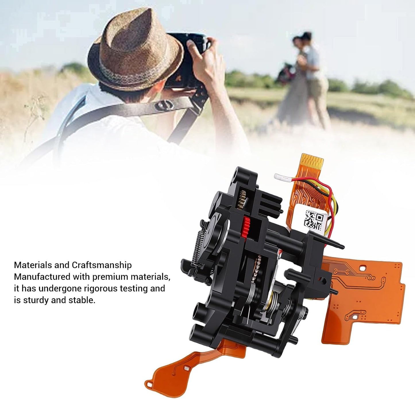 D7000 XUMIUZIY Aperture Assy for DSLR Camera, ABS Aperture Control Assembly Repair Part