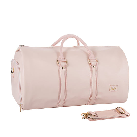 seyfocnia Convertible Carry on Garment Bag for Women, Garment Bags for Travel with Shoe Pouch 2 in 1 Hanging Suitcase Suit Bag for Women Travel Duffle Bag Garment Bag