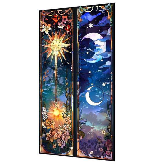 Axquilon Large Diamond Art Kits for Adults - Sun and Moon Diamond Painting Kits for Adults, 5D Round Full Drill Moon Gem Art Paint by Diamonds Pictures DIY Crafts Kits 16x28inch