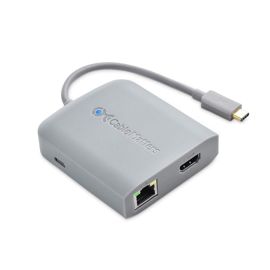 Cable Matters 4K 2X 2.0, 480Mbps 60W [Works with Chromebook Certified] USB C Hub Multiport Adapter with HDMI, USB
