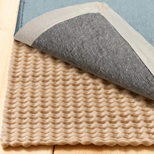 GORILLA GRIP Premium Rug Gripper Pad - Extra Thick 8x10, Breathable & Slip Resistant for Hardwood Floors - Beige