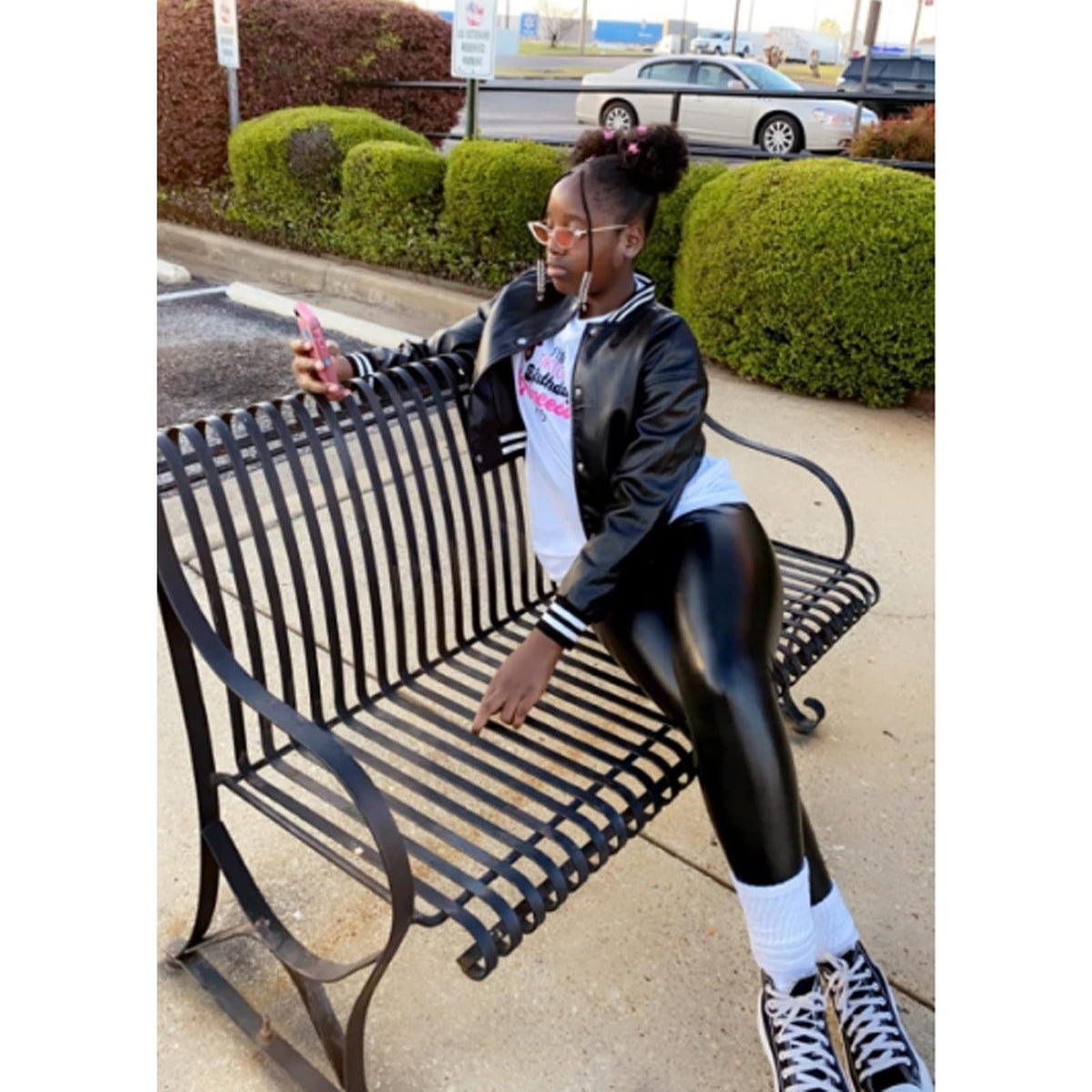 Xaspee Varsity Bomber Jacket Women Causal Baseball Crop Top Letterman Faux Leather Snap Button Sports Outwear Jackets (Burgundy, L)