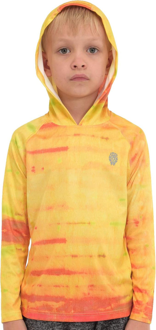 Hoodies for Boys Outdoor Recreation Shirts - Youth Athletic Tops Sun Protection UPF 50+