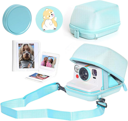 WOGOZAN 2nd/3rd, 2/3rd, 28 Album Camera Case Kit for Polaroid Now Now+ Gen I-Type, OneStep, Filp, Instant Camera