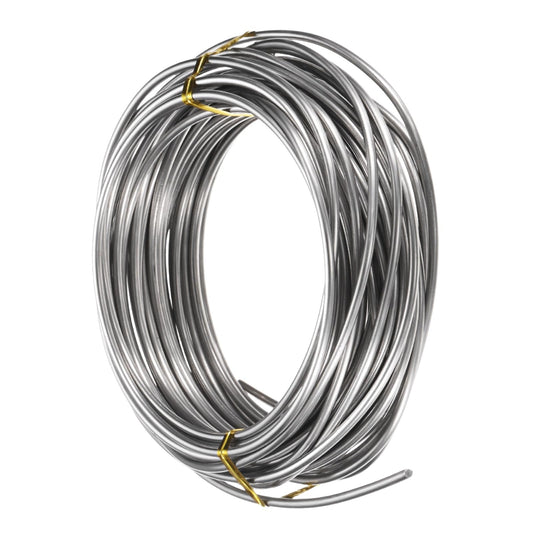 M METERXITY 10 Gauge Stainless Steel Craft Wire, 2.5mm 32.8 ft Bendable Floral Snare Wire for Jewelry Making/Sculpting/Armature Crafting/Floral Bonsai/DIY Crafts