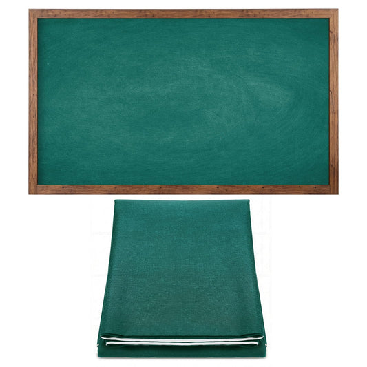Mindsoft Bulletin Board Paper 48'' x 107'' Class Boards for Classroom Bulletin Boards Everyone is Welcome Classroom Board Decor Pillows Curtains Crafts(Green Blackboard,1 Pc)