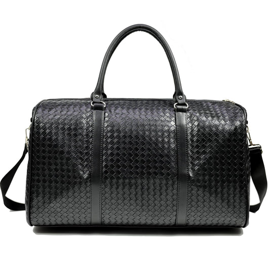 27L Small Travel Duffle Bag Weekender Bags for Women and Men with Shoe Compartment Foldable Waterproof Toiletry Bag Hospital Bags for Labor and Delivery Gym Bag (Black)