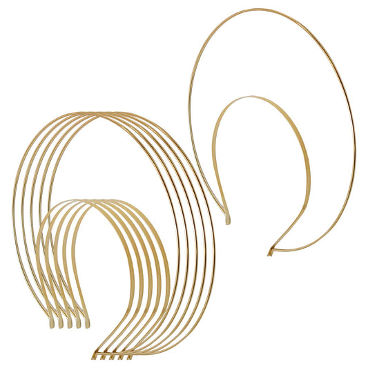 Zreneyfex 6 Packs 2 Layer Gold Metal Queen Goddess Angel Halo Crown Headband Hairbands DIY Craft Bands Wedding Bridal Headpieces Prom Halloween Party Cosplay Costume Hair Accessories