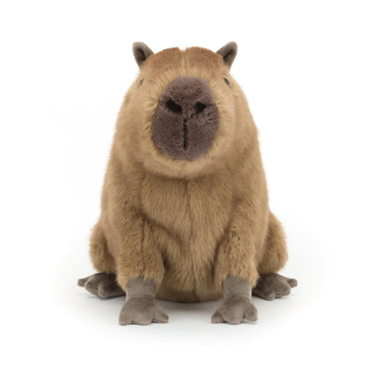 Jellycat Clyde Capybara Stuffed Animal, 9.5 inches - Capybara Plush Toy - Classic Children's Gift