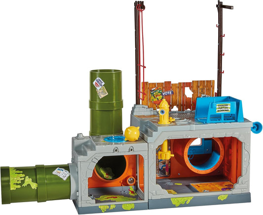Playmates Toys Teenage Mutant Ninja Turtles Classic Sewer Playset - Fun Interactive Design