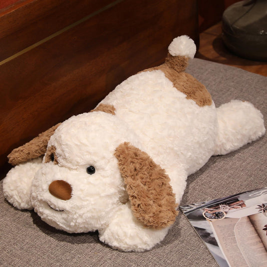 Hronsa Dog Weighted Stuffed Animal, 5.7 lbs 25.5 inch Weighted Dog Plush Toy Large Dog Stuffed Animals Weighted Puppy Plush Animals Pillow Toy Gifts for Adults & Kids, Brown