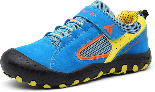 Mishansha Kids Hiking Boots Toddler Girls Boys Hiking Shoes Water-Resistant Anti-Collision Non-Slip Athletic Outdoor Trekking Boots