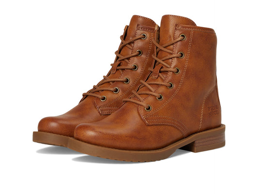 FRYE AND CO. Girls Chesnee Lace-Up 6 (Little Kid/Big Kid) Caramel 5 Medium Big Kid
