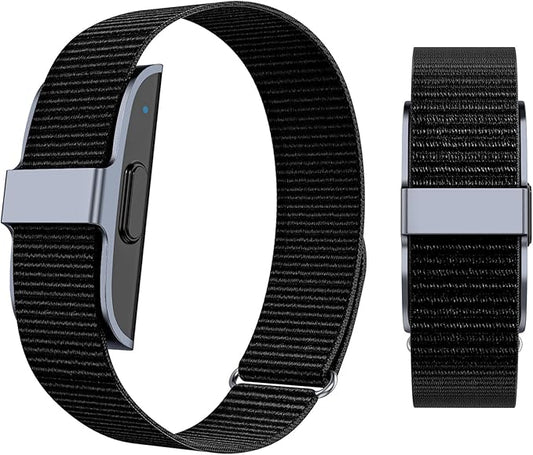 Fitness Trackers,Smart Health Wristband for 44 Sports Modes, Activity and Sleep Tracker with Heart Rate HRV,Personalized Coaching with Free App,Black