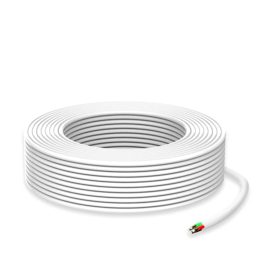 14/4 50 4 CL2 HiFind Gauge AWG Outdoor Speaker Wire Bulk FT, LLDPE UV Resistant Low Voltage CCA Conductors Cable