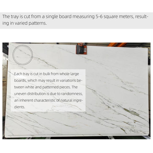 Marmor Marble Perfume Tray Bathroom Tray for Decorative,Candles,Jewelry Stone Vanity Tray,Kitchen Counter Decor and Home Decorative Tray(Calacatta Marble Gold) Jewelry Tray Unique Festival Gifts