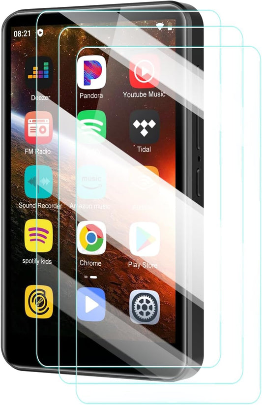 UYRUREL MP3 4-inch MP3 3 Pack. Screen Protector for Diofox Player Touch Screen Player, High-definition Scratch