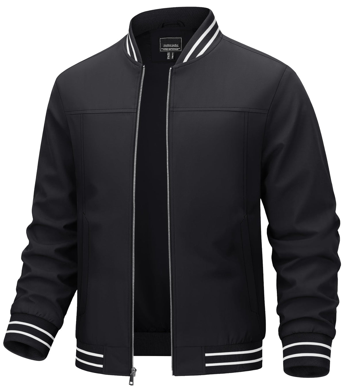 TACVASEN Mens Lightweight Coat Bomber Jacket Casual Spring Fall Outdoor