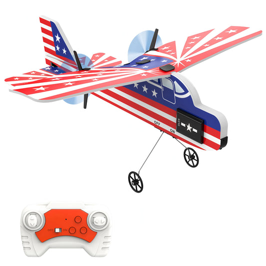 BEACONDESI Remote Control Airplane Glider for Kids & Adults - 2.4GHz Long Range, Auto-Balancing & Durable MPP Material, RC Glider Plane - Easy to Fly Beginner-Friendly Outdoor Flying Toy Gift