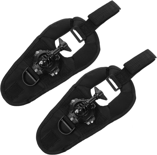 2pcs 360 Lurrose Degree Rotary Nylon Camera Arm Band and Hand Strap Wrist Mount for Action Cameras, Adjustable