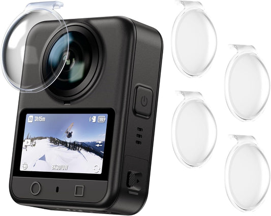 2 Packs 360 95%+ JJC Lens Protector Dual Lens Guards for DJI Osmo Accessories Only, Protect Front & Rear Lens, Light