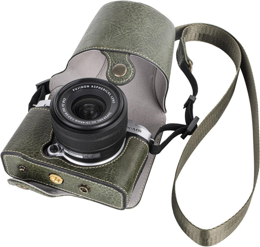 XM5 X-M5 XM5 VOVMOEYA Protective Camera Case for Fujifilm Mirrorless Camera,Fuji Camera Case Fuji Half Case With Front