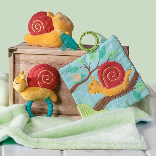 Mary Meyer Musical Pull Toy Stuffed Animal, 13-Inches, Skippy Snail