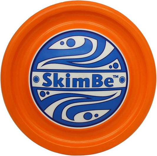 Disc - Water Disc Toy for Spring & Summer Fun - Skips, Slides, Jumps - Pools, Beaches & Backyards Fun for All Ages (Orange)