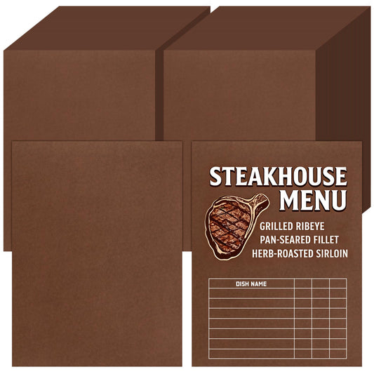 BIGNC 200 Sheets Coffee Brown Cardstocks 8.5 x 11 Inch Craft Paper, Thick Kraft Card Stock Paper for DIY Cards, Greeting Cards,Wedding Invitations, Birthday
