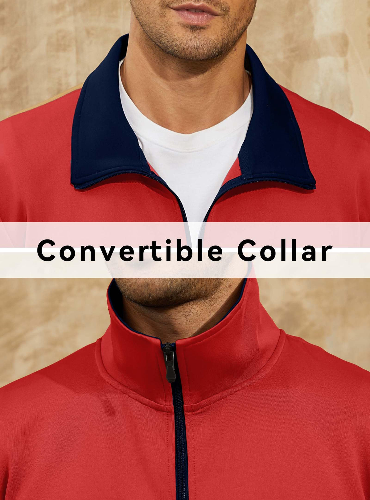HYPESTFIT Men’s Retro Track Jackets, Relaxed Fit