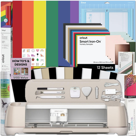 Cricut Maker 4 Card Making Bundle - Smart Cutting Machine with Card Mat, Card Inserts & Materials for Greeting Cards, Invitations & Paper Crafts