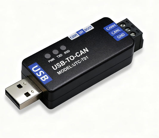 Xiusiyt USB to CAN Bus Converter with Preloaded PCAN Firmware - Ideal for Automotive & Industrial Robotics Applications