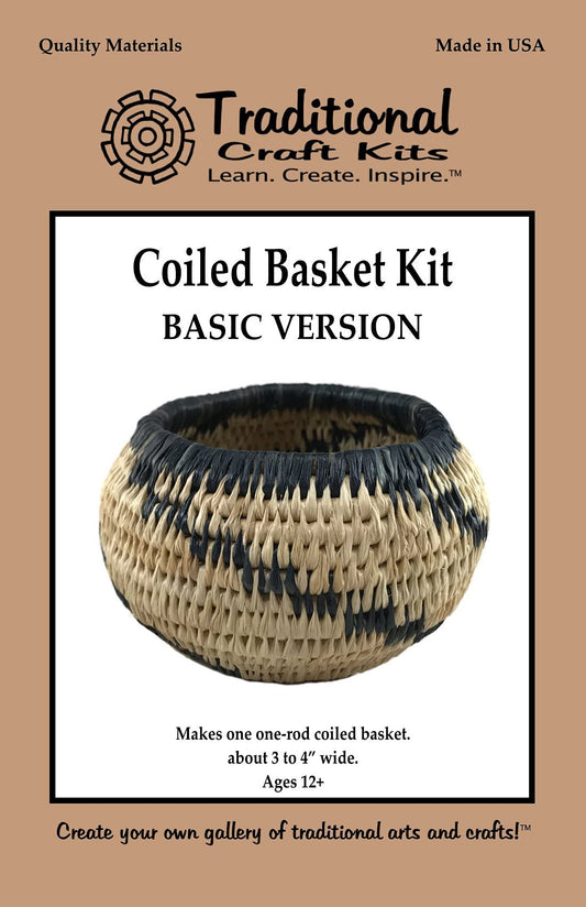 Traditional Craft Kits Coiled Basket Kit (Basic Version)