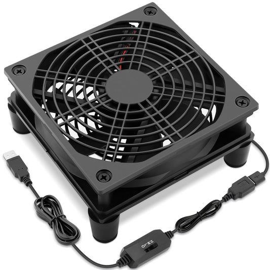 120mm 5v 3 5G USB Computer Cooling Fan Speed Controller Quiet Cooling for Router Xbox PlayStation Receiver DVR T-Mobile