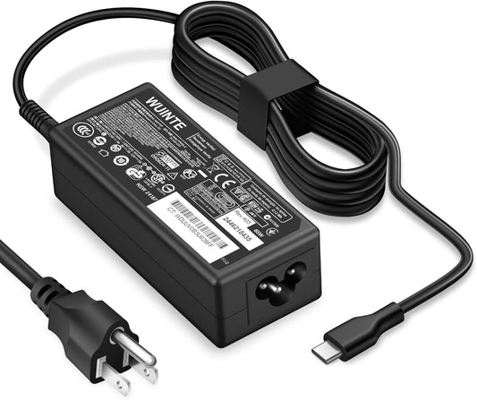 WUINTE 65W 45W Charger Compatible with Acer Laptop Chromebook Charger USB C Fast Power Adapter